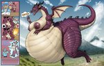 belly big_belly big_breasts bomb breasts clothing cuff_(restraint) eggplant eggplant_emoji emoji explosives fart farting_on_another farting_on_face female fire_fart food fruit hat headgear headwear horn huge_belly huge_breasts hyper hyper_belly inflation inflation_fetish magic magic_user male nipples plant restraints shackled_ankles shackles speech_bubble text wizard_hat wizard_robe hoedeer mythology dragon human humanoid mammal mythological_creature mythological_scalie scalie comic english_text hi_res