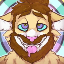 anthro beard bodily_fluids dripping ear_tuft eyebrows facial_hair fangs fur hair half-closed_eyes hypnosis hypnotic_background hypnotic_eyes male mind_control narrowed_eyes pink_nose pink_tongue ponytail ringed_background ringed_eyes saliva saliva_drip saliva_on_tongue smile solo teeth teeth_showing thick_eyebrows tongue tongue_out tuft yellow_body yellow_fur droskimo spa_(tanner) domestic_cat felid feline feline_felis felis mammal 1:1 animated icon low_res