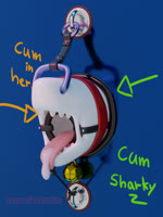 anthro bdsm bodily_fluids bondage bound cum cum_in_mouth cum_inside cum_on_tongue gag genital_fluids glory_hole glory_hole_station hook hook_penetration male muzzle_(object) nose_hook penetration piercing public_use restrained restraints ring_gag solo through_wall tongue tongue_out_piercing tongue_piercing triple_penetration dungeonfox fish marine shark 3:4 3d_(artwork) 3d_animation animated digital_media_(artwork) hi_res huge_filesize no_sound short_playtime webm