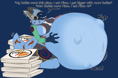 anthro belly big_belly female fetal_kick fetal_movement huge_belly hyper hyper_belly hyper_pregnancy machine milk pregnant pregnant_anthro pregnant_female rapid_pregnancy solo text himitsudragon oreo_the_proto protogen 3:2 alpha_channel english_text hi_res
