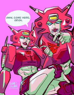 abs female machine metallic_body not_furry pink_background pink_body simple_background sitting smoking solo dumbdelvon hasbro takara_tomy transformers elita-one cybertronian humanoid robot robot_humanoid 2023 absurd_res hi_res