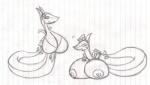 areola big_breasts breasts cleavage clothed clothing daisy dragon-heart english_text female feral flower huge_breasts looking_at_viewer lying nintendo nipples on_floor open_mouth plain_background pokémon princess reptile royalty scalie serperior sketch smile snake text tulip video_games white_background
Rating: Questionable
Score: 3
User: MrPerson95
Date: January 18, 2014