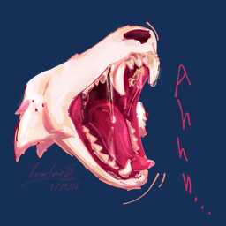 anthro bodily_fluids drooling fangs female mouth_shot open_mouth prey_pov saliva solo teeth lunar_angel hellaverse helluva_boss queen_bee-lzebub_(helluva_boss) hybrid 1:1 absurd_res alpha_channel hi_res