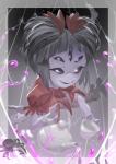 black_hair blouse clothing container cup duo feral hair solo_focus spider_web teapot topwear meammy undertale undertale_(series) muffet arachnid arthropod humanoid spider watermark