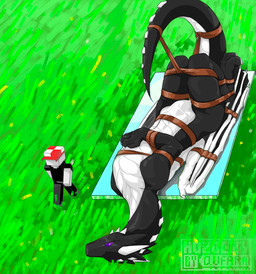 anthro black_hair body_hair bodysuit bound cheek_tuft clothed clothed_human clothing erect_tail eye_contact facial_tuft female feral fully_bound fully_clothed fully_clothed_human glowing glowing_eyes gradient_background hair half-closed_eyes looking_at_another lying lying_on_ground moaning_name narrowed_eyes on_back on_front on_ground overweight overweight_female pointy_ears prick_ears raised_tail short_hair simple_background skinsuit solo tail tail_tuft tight_clothing tuft zero_pictured hozocsss european_mythology microsoft minecraft mojang mythology xbox_game_studios animal_humanoid dragon dragon_humanoid ender_dragon human humanoid hybrid mammal mythological_creature mythological_scalie scalie western_dragon hi_res