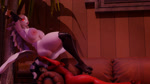 anal anthro big_breasts breasts curvy_figure dominant dominant_female duo facesitting feet female foot_fetish foot_play footjob male male/female oral rimming sex sitting_on_another strikefrommidnight valorlynz_(modeler) helluva_boss moxxie_(helluva_boss) stella_(helluva_boss) anatid anseriform anserinae avian bird humanoid imp swan animated hi_res no_sound webm