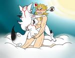 anthro anthro_penetrated anthrofied blonde_hair breasts butt butt_grab cloud duo emoji female female_on_human female_penetrated fur hair hand_on_butt highlights_(coloring) human_on_anthro human_penetrating human_penetrating_anthro interspecies japan long_hair male male/female male_on_anthro male_penetrating male_penetrating_female norse nude open_mouth penetration red_highlights sex side_boob sky white_body white_fur heroesheaven capcom clover_studio marvel marvel_vs._capcom okami_(capcom) the_avengers thor_(series) amaterasu_(okami) thor_(marvel) canid canine canis deity human mammal wolf 2015 crossover