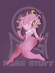 butt female hair my_hero_academia ashido_mina humanoid hi_res