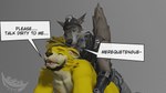 anthro brown_hair duo ears_down fur hair male male/male pivoted_ears simple_background speech_bubble text whispering_in_ear yellow_body yellow_fur rogerwoof epic_games fortnite rogerwoof_(character) wendell_(fortnite) animal_humanoid canid canid_humanoid canine canine_humanoid canis dog_humanoid humanoid mammal mammal_humanoid wolf wolf_humanoid 16:9 3d_(artwork) blender_(artwork) digital_media_(artwork) english_text hi_res widescreen