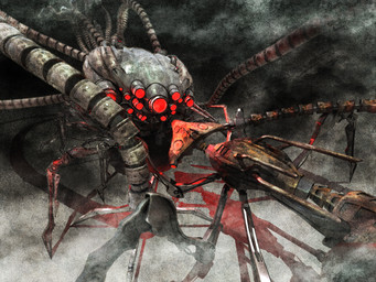 ambiguous_gender duo feral glowing glowing_eyes looking_at_another machine male multi_eye multi_limb red_eyes science_fiction tentacles deino_(artist) the_matrix magnesium_(deino) arthropod robot sentinel 2009 3d_(artwork) 4:3 autodesk_3ds_max_(artwork) digital_media_(artwork)