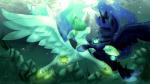 2014 blue_fur blue_hair cutie_mark duo equine evehly female friendship_is_magic fur hair horn mammal multi-colored_hair my_little_pony princess_celestia_(mlp) princess_luna_(mlp) water white_fur winged_unicorn wings
Rating: Safe
Score: 5
User: Nyteshade
Date: April 01, 2014
