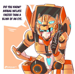 black_body blue_eyes blush female gesture hand_gesture machine mecha mouthless multicolored_body one_eye_closed orange_body pointing pointing_up solo talking_to_viewer text text_box visor_eyes white_body wide_hips wink yellow_body saizuart metal_cardbot tachy_(metal_cardbot) cheetah felid feline humanoid mammal robot robot_humanoid 2026 digital_drawing_(artwork) digital_media_(artwork) english_text hi_res