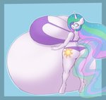 anthro anthrofied big_breasts big_butt bikini breasts butt clothed clothing female horn huge_breasts hyper hyper_breasts hyper_pregnancy pregnant pregnant_anthro pregnant_female solo swimwear two-piece_swimsuit wings forfun41 friendship_is_magic hasbro my_little_pony mythology princess_celestia_(mlp) equid equine mammal mythological_creature mythological_equine winged_unicorn hi_res