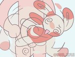 4:3 anthro anthro_penetrated artist_name balls blush blush_stickers female female_on_human fur generation_3_pokemon genitals hands_on_hips human human_on_anthro human_penetrating human_penetrating_anthro humor interspecies larger_human larger_male long_ears male male_on_anthro mammal motion_lines nintendo open_mouth open_smile penetration pokemon pokemon_(species) pokephilia red_body red_fur rosy_cheeks sex simple_background size_difference smaller_anthro smaller_female smile spinda spinning spiral_eyes star_rifle vaginal watermark white_background white_body white_fur