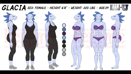 abs anthro big_butt black_bars breasts butt clothing eyeliner female makeup medium_breasts muscular muscular_anthro muscular_female non-mammal_breasts plantigrade simple_background solo sportswear standing underwear white_background kersync glacia_(kersync) shimo_(kaiju) 16:9 digital_drawing_(artwork) digital_media_(artwork) distracting_watermark flat_colors hi_res letterbox model_sheet watermark widescreen