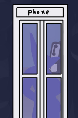 ambiguous_gender booth booth_(structure) electronics implied_transformation inside_booth payphone phone phone_booth silhouette solo borisalien boris_(theboris) boryana alien alien_humanoid amphibian diplocaulus humanoid nectrid 2:3