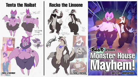 anthro balls breasts female foreskin genitals group male nipples nude nude_female nude_male overweight overweight_female penis poster text vulva tentabat nintendo pokemon rocko_(kersync) rocko_the_linoone_(kersync) tenta_(tentabat) tenta_the_noibat_(tentabat) arbok galarian_form galarian_linoone generation_1_pokemon generation_4_pokemon generation_6_pokemon generation_8_pokemon lucario noibat pokemon_(species) regional_form_(pokemon) 16:9 english_text hi_res model_sheet widescreen