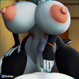 anthro bedroom big_breasts big_penis blue_hair breast_expansion breasts duo expansion female female_on_top first_person_view genitals grey_body grey_scales growth hair hip_growth huge_breasts male male/female male_pov nipples non-mammal_nipples on_top penis rileyarlic scales teasing wide_hips rileyarlic_(artist) valorlynz_(modeler) mythology zea_nalya aquatic cetacean dolphin dragon mammal mythological_creature mythological_scalie oceanic_dolphin orca reptile scalie toothed_whale 1:1 3d_(artwork) digital_media_(artwork) hi_res