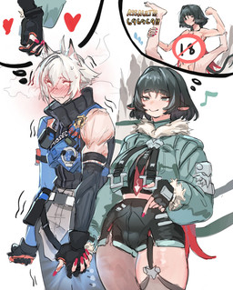 69_(number) accessory age_restriction ahoge amazon_position animal_ears animal_tail arm_strap armwear aroused assertive assertive_female athletic athletic_female athletic_male badge belt belt_buckle belt_pouch black_bottomwear black_clothing black_gloves black_handwear black_shorts blush blushing_profusely bodily_fluids body_blush bottomwear breasts buckle camel_toe close-up clothed clothes_writing clothing collarbone colored_nails cutaway detached_sleeves dominant dominant_female duo ear_piercing ear_ring ear_tuft elbow_gloves embarrassed fantasizing feet feet_up female female_on_top female_penetrated fingerless_gloves fingernails fingers flexing flexing_bicep flying_sweatdrops fully_clothed fur-trimmed_jacket fur_trim garter_straps gloves grey_eyes grey_hair hair hand_holding hand_on_another's_leg hand_on_leg handwear heart_symbol holding_another's_leg holding_leg hotpants inner_ear_fluff jacket legs_in_air legs_up legwear light-skinned_female light-skinned_male light_body light_skin long_nails long_sleeves looking_pleasured male male/female male_on_bottom male_penetrating male_penetrating_female matching_hair/eyes medium_breasts midriff mouth_closed multiple_angles muscular muscular_arms muscular_male musical_note musical_symbol nails naughty_face navel necktie necktie_between_breasts nervous nervous_smile nervous_sweat not_furry novelty_censor nude nude_female nude_male on_bottom on_top out-of-frame_censoring pants pantyhose penetration penile penile_penetration penis_in_vagina piercing police police_badge police_officer police_uniform pose red_nails ring_piercing romantic romantic_couple rough_sex scene_reference sex shirt short_hair shorts simple_background smile smug standing submissive submissive_male sweat sweatdrop symbol tail text thick_thighs thinking thought_bubble topwear tuft uniform upside_down vaginal vaginal_penetration vest wavy_mouth white_background white_hair wide_eyed reallycute456 mihoyo zenless_zone_zero jane_doe_(zenless_zone_zero) seth_lowell animal_humanoid cat_humanoid felid felid_humanoid feline feline_humanoid humanoid mammal mammal_humanoid mouse_humanoid murid murid_humanoid murine murine_humanoid rodent rodent_humanoid 2024 absurd_res censored english_text hi_res meme portrait three-quarter_portrait