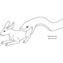 duo feet_first feral feral_pred feral_prey forced frown fur larger_pred male male/male open_mouth oral_vore serpentine_vore simple_background size_difference smile unwilling_prey vore white_background willing_pred urbanhermit lagomorph leporid mammal rabbit reptile scalie snake 1:1 2000 black_and_white dated monochrome