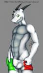 anthro bulge clothed clothing clothing_pull green_eyes grey_background horn inviting italian_flag italy looking_at_viewer male panties partially_clothed simple_background solo underwear underwear_down underwear_pull nihonthedragon mythology nihontd tuky dragon mythological_creature mythological_scalie scalie hi_res