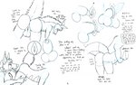 animal_genitalia anthro anus balls bodily_fluids butt cum cum_drip cum_dripping_from_penis dialogue dripping duo genital_fluids genitals herm intersex male maleherm penis pussy sheath tail text fellowwolf mythology fidelis_(fellowwolf) landon_(fellowwolf) canid canine canis dragon hybrid mammal mythological_creature mythological_scalie scalie wolf english_text hi_res sketch