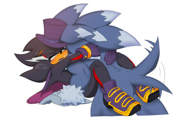 anthro arm_tuft big_dom_small_sub blush butt cape chest_tuft clothing dominant duo fangs footwear from_front_position fur gloves hand_on_back handwear holidays hug hugging_another larger_male lidded_eyes lying male male/male markings missionary_position motion_lines multicolored_body multicolored_fur muscular muscular_anthro muscular_male nude_male on_back red_stripes sex shoes simple_background size_difference stripes tail tail_motion tailwag teeth thrusting tuft two_tone_body two_tone_fur white_background wrist_tuft wsora halloween sega sonic_the_hedgehog_(series) sonic_unleashed shadow_the_hedgehog sonic_the_hedgehog sonic_the_werehog eulipotyphlan hedgehog mammal werecreature wereeulipotyphlan werehog hi_res