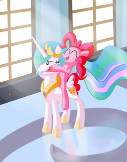 crown cutie_mark duo eyes_closed feathered_wings feathers female feral forced fur hair headgear horn inside light long_hair multicolored_hair open_mouth pink_body pink_fur pink_hair princess purple_eyes riding royalty smile standing straddling teeth tongue white_body white_feathers white_fur window wings cgeta friendship_is_magic hasbro my_little_pony mythology pinkie_pie_(mlp) princess_celestia_(mlp) earth_pony equid equine horse mammal mythological_creature mythological_equine pony winged_unicorn 2013 hi_res