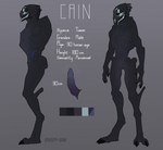 animal_genitalia bodypaint erection face_paint genital_slit genitals male nude orange_eyes penis scar solo standing creepy_gun bioware electronic_arts mass_effect cain_(creepy_gun) alien turian model_sheet multiple_images