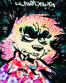 aloha_shirt anthro cigarette clothing floppy_ears fur half-closed_eyes male narrowed_eyes pattern_clothing pattern_shirt pattern_topwear shirt smile smirk smoking smoking_tobacco smug smug_face smug_grin solo topwear yellow_body yellow_fur rawdawgcomics stahli_(rawdawgcomics) bird_dog canid canine canis domestic_dog golden_retriever hunting_dog mammal retriever 4:5 hi_res
