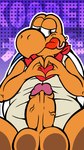 anthro balls erection genitals humanoid_genitalia humanoid_penis male overweight overweight_male penis solo tongue tongue_out el_booki mario_bros nintendo paper_mario paper_mario_(2000) kooper koopa koopa_troopa scalie 2021 absurd_res alternate_version_at_source hi_res