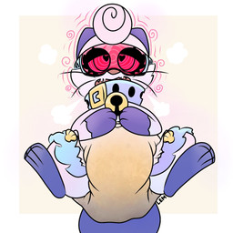 3_fingers 3_toes ambiguous_gender anthro bell bell_collar black_eyelids blue_body blue_collar blue_ears blue_fur blue_tail bodily_fluids breath clothed clothing collar curled_fur diaper drooling eyelashes fangs feces feet fingers fur genital_fluids gloves_(marking) heart_eyes heart_symbol hypnosis hypnotic_visor leg_markings lock_symbol lying markings mind_control multicolored_body multicolored_fur narrowed_eyes on_back open_mouth pooping red_nose ringed_eyes saliva simple_background socks_(marking) soiled_diaper soiling soiling_diaper solo spiral tail tan_background teeth toes unclean_diaper urine used_diaper using_diaper wearing_diaper wet_diaper wetting wetting_diaper whiskers white_body white_fur typhy nintendo pokemon lem_(typhy) dewott generation_5_pokemon pokemon_(species) 1:1 2021 full-length_portrait hi_res portrait signature