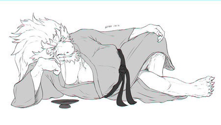 alcohol anthro belly beverage claws drunk kemono male mature_anthro mature_male pecs plantigrade solo substance_intoxication defago asian_mythology east_asian_mythology mythology tatsumine dragon eastern_dragon mythological_creature mythological_scalie scalie hi_res