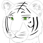 1:1 2022 anthro digital_drawing_(artwork) digital_media_(artwork) felid green_eyes headshot_portrait hi_res humanoid iruhamu03 male mammal pantherine portrait siberian_tiger solo tiger