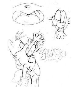 4_fingers anthro duo face_imprint feet_first fingers imprint male male_pred male_prey onomatopoeia sound_effects standing swallowing text unwilling_prey vore kanada sega sonic_the_hedgehog_(series) miles_prower sonic_the_hedgehog canid canine eulipotyphlan fox hedgehog mammal 2011 monochrome sketch traditional_media_(artwork)