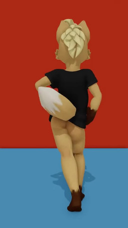4_toes anthro balls black_clothing black_shirt black_t-shirt black_topwear blue_eyes bottomless bottomless_anthro bottomless_male bouncing_balls bouncing_penis butt cheek_tuft chest_tuft clothed clothing countershade_face countershade_fur countershading dipstick_tail eyewear facial_tuft feet flaccid foreskin front_view fur genitals glasses gloves_(marking) hair hand_on_hip hands_on_hips humanoid_genitalia humanoid_penis leg_markings logo_on_shirt looking_at_viewer looking_back looking_back_at_viewer male male_anthro markings penis print_clothing print_shirt print_t-shirt print_topwear rear_view retracted_foreskin shadow shirt shirt_only simple_background socks_(marking) solo spiky_hair standing strutting t-shirt t-shirt_only tail tail_markings tan_body tan_fur text_on_t-shirt toes topwear topwear_only tuft turning_around walking wide_stance young young_anthro young_male apis_(artist) donkey_kong_(series) kirby_(series) mario_bros metroid nintendo pokemon star_fox super_smash_bros. the_legend_of_zelda everette_(piercebrosnan) fox_mccloud kirby link mario samus_aran yoshi_(character) canid canine fox generation_1_pokemon mammal pikachu pokemon_(species) yoshi 3d_(artwork) 3d_animation 9:16 animated digital_media_(artwork) no_sound short_playtime video