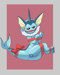 anal anal_penetration bdsm bondage bound buttplug female holidays mouth_closed object_in_ass penetration plug_(sex_toy) plug_insertion sex_toy sex_toy_in_ass sex_toy_insertion solo submissive darkpatito christmas nintendo pokemon eeveelution generation_1_pokemon mammal pokemon_(species) vaporeon absurd_res digital_media_(artwork) hi_res tagme