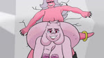 21tawna ambiguous_penetration anthro bedroom_eyes big_breasts big_butt breasts butt doggystyle duo female female/female from_behind_position huge_butt implied_intersex inverted_nipples narrowed_eyes nipples penetration piercing pink_body ring_piercing seductive sex smile bigandbounce undertale_(series) toriel bandicoot bovid caprine goat mammal marsupial 16:9 animated hi_res short_playtime sound webm widescreen