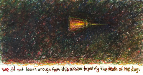 abstract_art blurred_background capsule death regret space text zero_pictured ink-the-artist 2019 256:135 colored_pencil_(artwork) english_text traditional_media_(artwork)