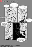 anthro blush bulge clothed clothing container cup dialogue duo erection erection_under_clothing female jewelry kissing_cheek male neck_bow necklace shota text topwear vest young winick-lim nintendo pokemon stripe_(pinkbutterfree) zerry_(winick-lim) zora_(winick-lim) domestic_cat felid feline felis generation_5_pokemon generation_7_pokemon legendary_pokemon mammal pokemon_(species) zeraora zorua absurd_res comic english_text hi_res monochrome sketch