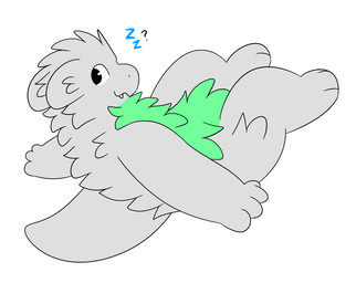 anthro arms_stretched arms_wide_open cuddle_request male smile smug solo tired toothy_grin snuffles mythology snuffles_(character) dragon mythological_creature mythological_scalie scalie hi_res