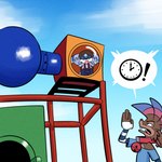 bell bell_collar collar duo playpen speech_bubble trevor-fox malkai_(malkaiwot) trevor-fox_(character) mammal mouse murid murine rodent 1:1 hi_res