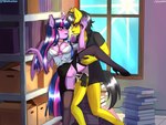 anthro breasts duo female horn male male/female sex study vaginal caliluminos friendship_is_magic hasbro my_little_pony mythology pac-man_(series) pac-man twilight_sparkle_(mlp) equid equine horse mammal mythological_creature mythological_equine pony unicorn