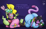 anthro big_butt butt canon_x_oc deep_kiss dominant dominant_female double_kiss female female_on_top kissing larger_female making_out male male/female on_top size_difference smaller_male jamearts skunkdude13 undertale_(series) bratty_(undertale) cameron_(skunkdude13) catty_(undertale) jimmy_basil-lisk crocodilian felid feline lizard mammal reptile scalie hi_res