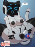 anthro anthrofied anus areola beverage_can black_anus black_areola black_inner_pussy black_nipples black_pussy breasts butt buttpop dialogue female gaping gaping_anus genitals humanoid_genitalia humanoid_pussy machine multicolored_pussy nipples nya onomatopoeia patreon_logo patreon_username pop_(sound_effect) presenting presenting_anus presenting_pussy pussy screen screen_face solo sound_effects speech_bubble spread_legs spreading text two_tone_pussy white_body ike_marshall patreon pepsi pudu_robotics bellabot domestic_cat felid feline felis mammal robot 3:4 english_text hi_res