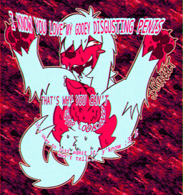 balls big_balls bodily_fluids claws dripping_tongue erection feral feral_with_hair fluffy_balls genitals goo_drip gooner hair male masturbation musk penis presenting presenting_balls presenting_penis solo sweat text touching_penis touching_self jackrabbit_(artist) nylon_(jackrabbit) canid canine canis domestic_dog goo_creature mammal poodle 2025 digital_media_(artwork) english_text hi_res ibispaint_(artwork) nonbinary_(lore)