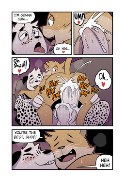 anal anal_penetration announcing_orgasm anthro anthro_on_anthro anthro_penetrated anthro_penetrating anthro_penetrating_anthro balls black_spots blush bodily_fluids cum cum_drip cum_in_ass cum_inside cum_on_balls cum_on_penis cute_fangs dialogue dripping drooling duo ejaculation eye_contact eyes_closed faces_touching fangs fur genital_fluids genitals heart_symbol leg_grab looking_at_another lying male male/male male_on_bottom male_on_top male_penetrated male_penetrating male_penetrating_male moan on_back on_bottom on_top orgasm_face penetration penile penile_penetration penis penis_in_ass profanity saliva saliva_string sex speech_bubble spots sweat tan_body tan_fur teeth text thigh_grab whiskers white_body white_fur t0l0k dalton_(t0l0k) gus_(t0l0k) canid canine canis dalmatian domestic_cat domestic_dog felid feline felis mammal comic english_text hi_res