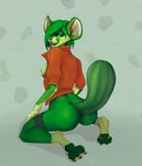 anthro breasts butt female nara_coman presenting presenting_hindquarters solo pche nara_koman mammal mouse murid murine rodent hi_res