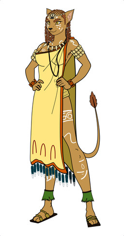 ancient anthro bracelet breasts clothing dreadlocks female fur gem hair jewelry markings nakti planet_nakti solo tribal tribal_markings vpn domestic_cat felid feline felis hatran mammal absurd_res digital_media_(artwork) hi_res