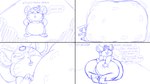 abdominal_bulge after_vore asking belly_on_ground blush bubble_butt butt butt_grab caption_box death digestion expressive_sound_effect fatal_vore feral fluffy_ears hand_on_butt inner_monologue male male_pred mass_vore morbidly_obese morbidly_obese_feral morbidly_obese_male multi-word_onomatopoeia obese obese_feral obese_male onomatopoeia overweight overweight_feral overweight_male question questioning_tone sleeping soft_vore solo sound_effects squeaking tag_question text text_box thinking thought_bubble vore weight_gain whiskers southparkfans111 blizzard_entertainment overwatch hammond_(overwatch) wrecking_ball_(blizzard) cricetid hamster mammal rodent 16:9 comic english_text hi_res widescreen